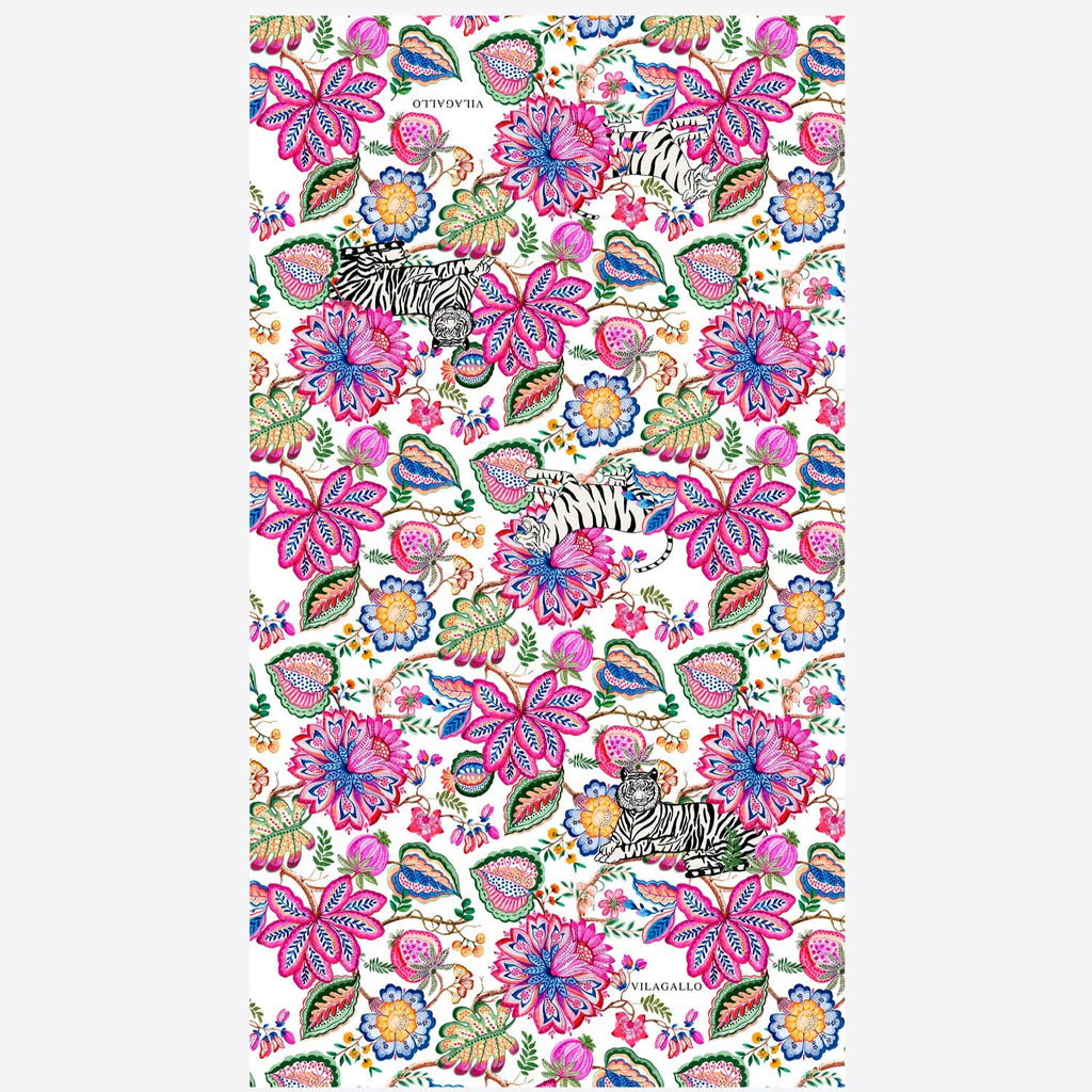 Tigers & Flowers Scarf