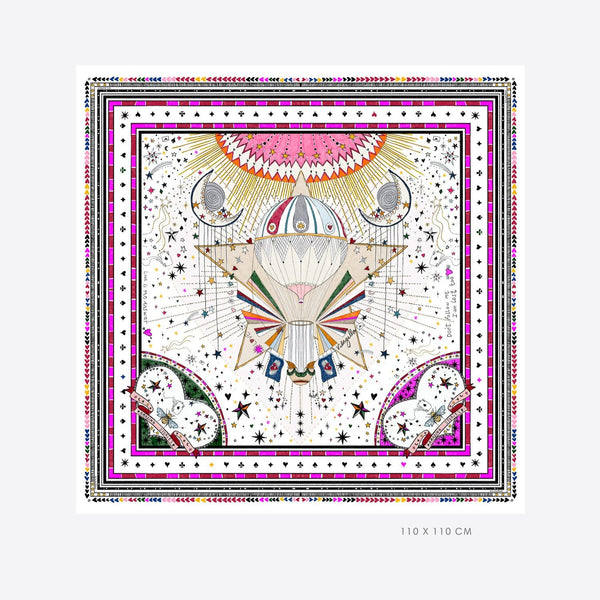 Illustracion Silk Scarf