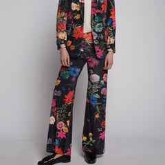 Venus Trouser in Velvet Botanic