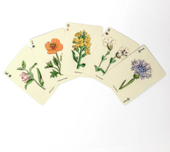 Single Deck Playing Cards- Wildflowers
