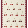 Single Tea Towel- Cherries