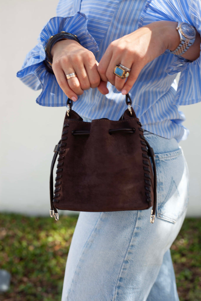 Fallon Mini Faux Suede Bag