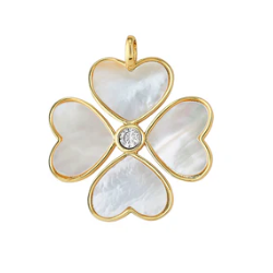 Heart Clover Charm