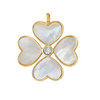 Heart Clover Charm