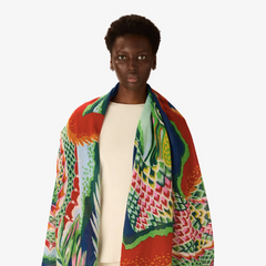 Croco Cotton Scarf