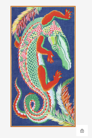 Croco Cotton Scarf