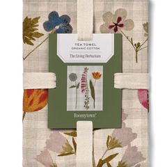 Single Tea Towel- Herbarium
