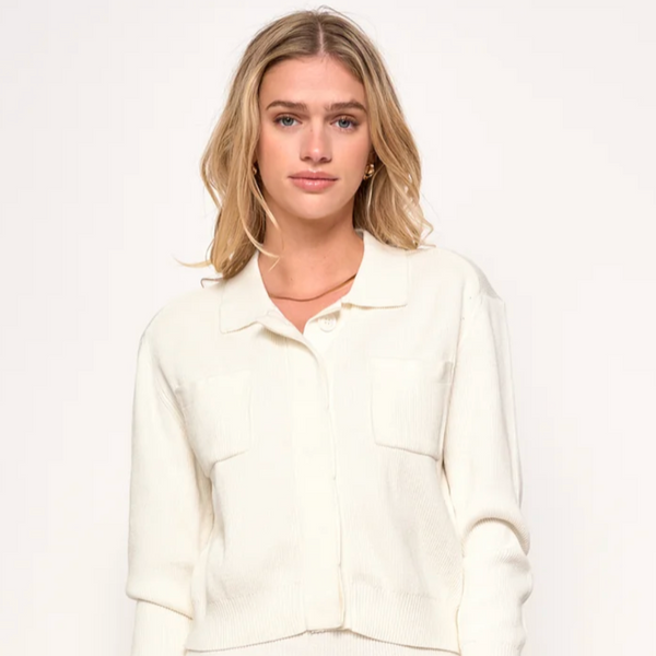 Janessa Cardigan in Ivory