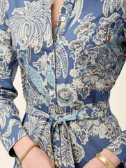 Kassidy Shirt Dress in St. Augustine Bird