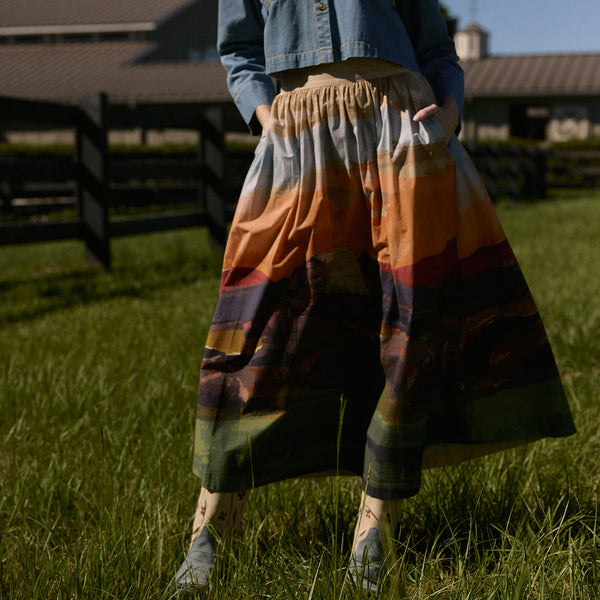 Kit Skirt in Field Study
