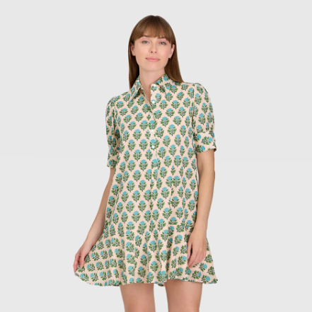 Liv Dress in Salt Bush