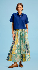 Market Skirt in Paisley Ribbon