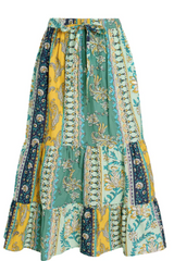 Market Skirt in Paisley Ribbon