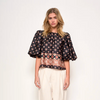 Minori Top in Charcoal Frost