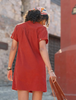 Oakley Dress in Terracotta