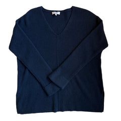 Cashmere Rib V-Neck Sweater