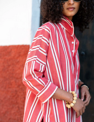 Emerson Top in Rojo Wide St.