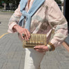 Ruby Straw Clutch