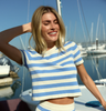 Trop Tee in Marina Stripes