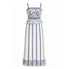Tucker Midi Dress in Ditsy Blue