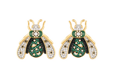 Vespa Happi Emerald Earrings