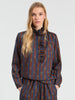 Volantes Shirt in Maroon St.