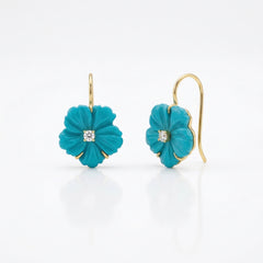 Wire Flower Earring