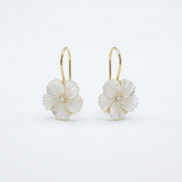 Wire Flower Earring