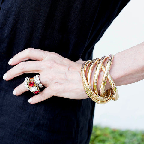 Six Row Cobra Bracelet