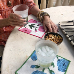 Mughal Flower Cocktail Napkins
