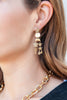Brass Moon and Stars Earrings