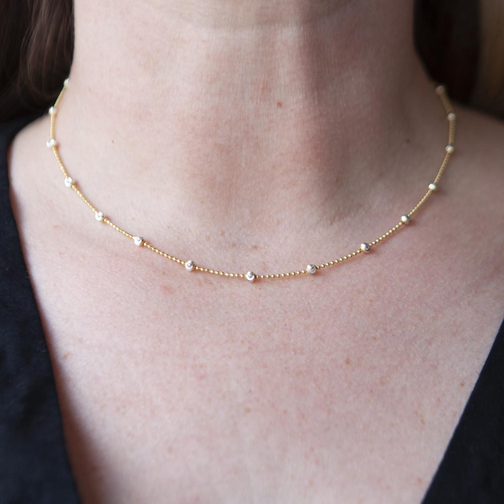 Mini Bead Chain Necklace