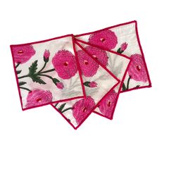 Mughal Flower Cocktail Napkins